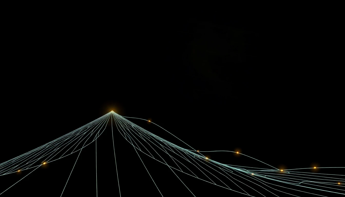 Abstract illustration in black, mint and orange, evoking AI infrastructure expansion in the Nordics and what it means for builders.