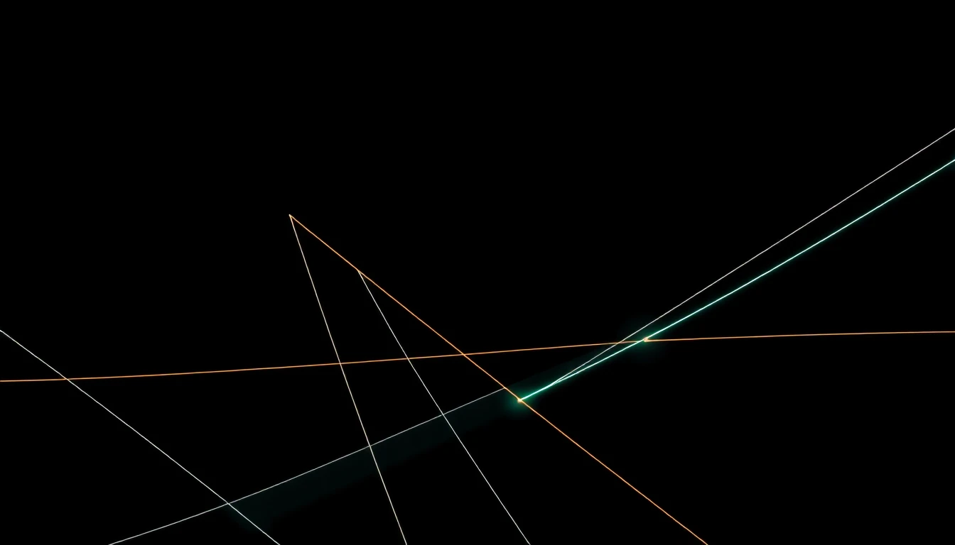 Abstract illustration in black, mint and orange, evoking How infrastructure scarcity and fiscal rules are reshaping go-to-market in the N.