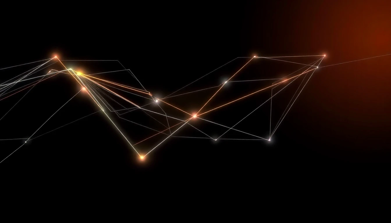 Abstract illustration in black, mint and orange, evoking How community travel and identity tech are reshaping the human layer in 2026.