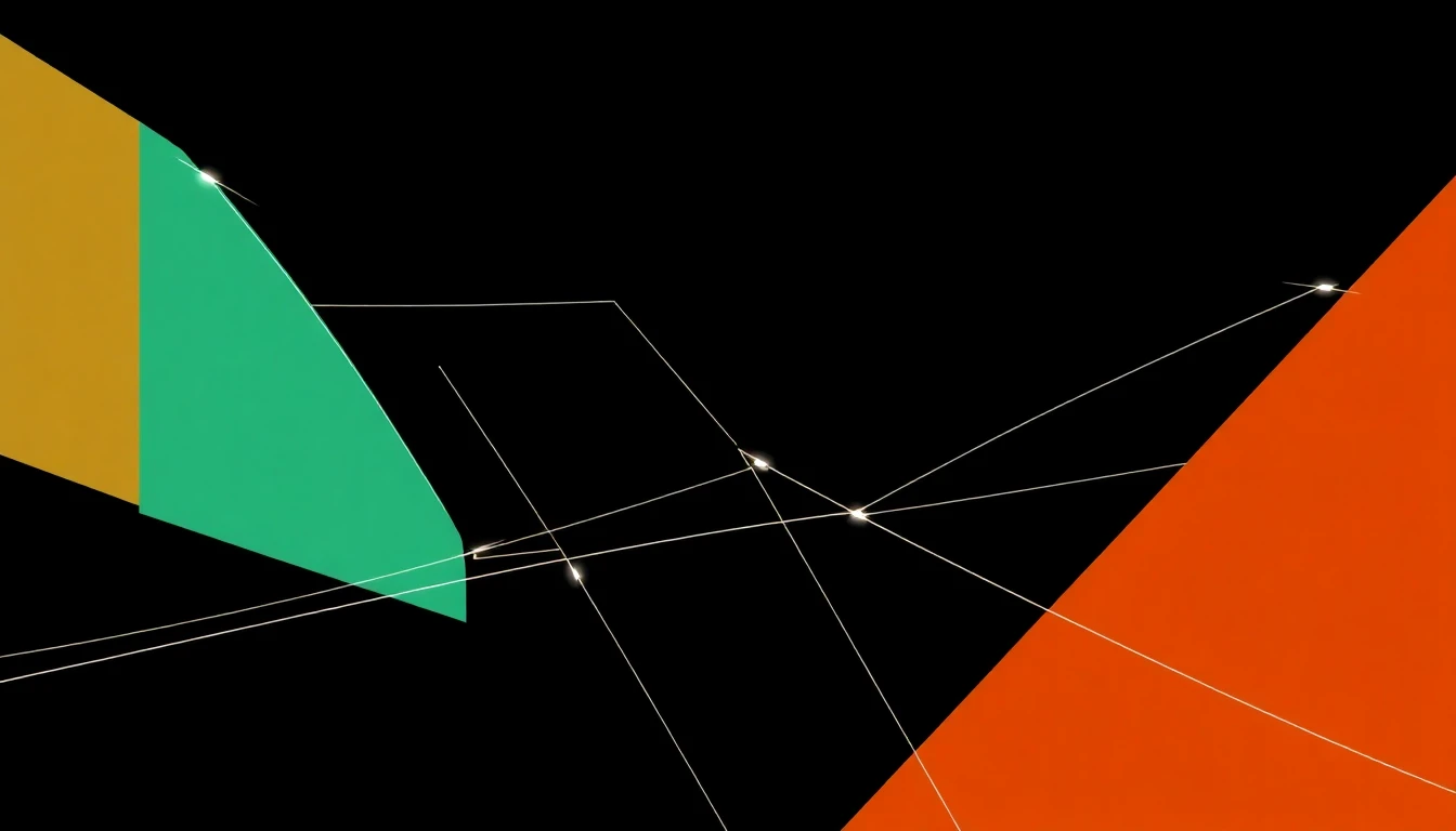 Abstract illustration in black, mint and orange, evoking Why 96 of Nordic AI projects fail to deliver value and what holds up.