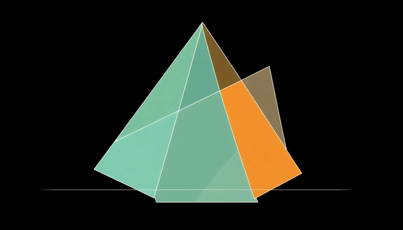 Abstract illustration in black, mint and orange, evoking Go-to-market strategies in the Nordic growth landscape.