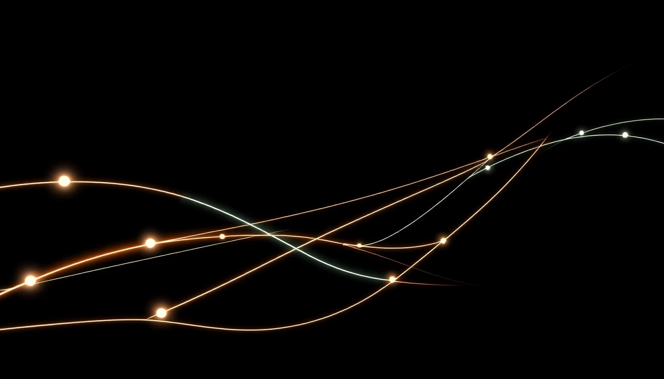 Abstract illustration in black, mint and orange, evoking What actually works in Nordic AI research and methods today.
