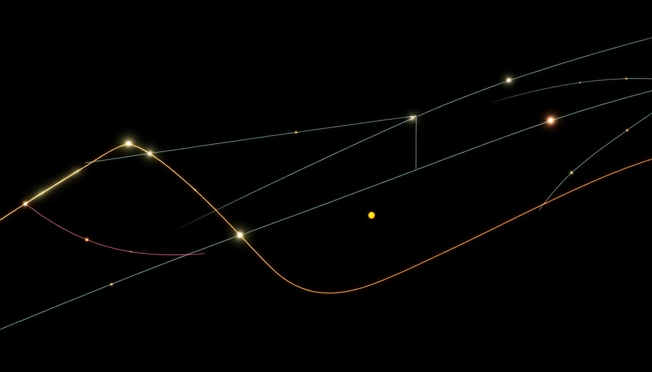 Abstract illustration in black, mint and orange, evoking How AI agents are rewriting sales, hiring, and partnerships in the Nordics.