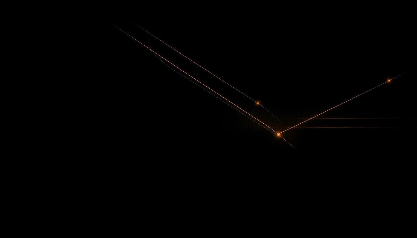 Abstract illustration in black, mint and orange, evoking Why 96 of Nordic AI projects still fail to deliver measurable value.