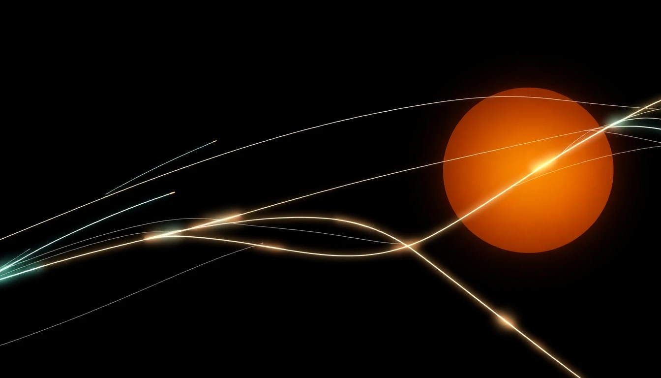 Abstract illustration in black, mint and orange, evoking AI Act obligations, dates, and Nordic implementation status as of 2026-08-17.