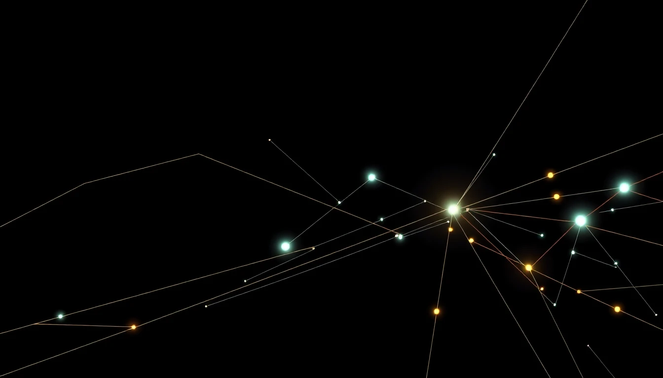 Abstract illustration in black, mint and orange, evoking How Nordic welfare AI and open-source agents are reshaping community trust.