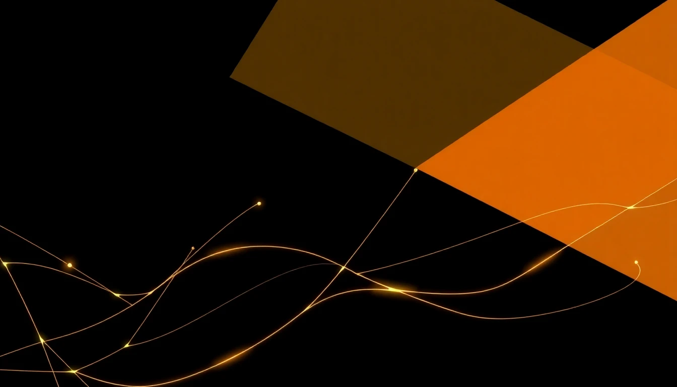Abstract illustration in black, mint and orange, evoking Agentic AI adoption in the Nordics observability, evals, and fine-tuning trends.