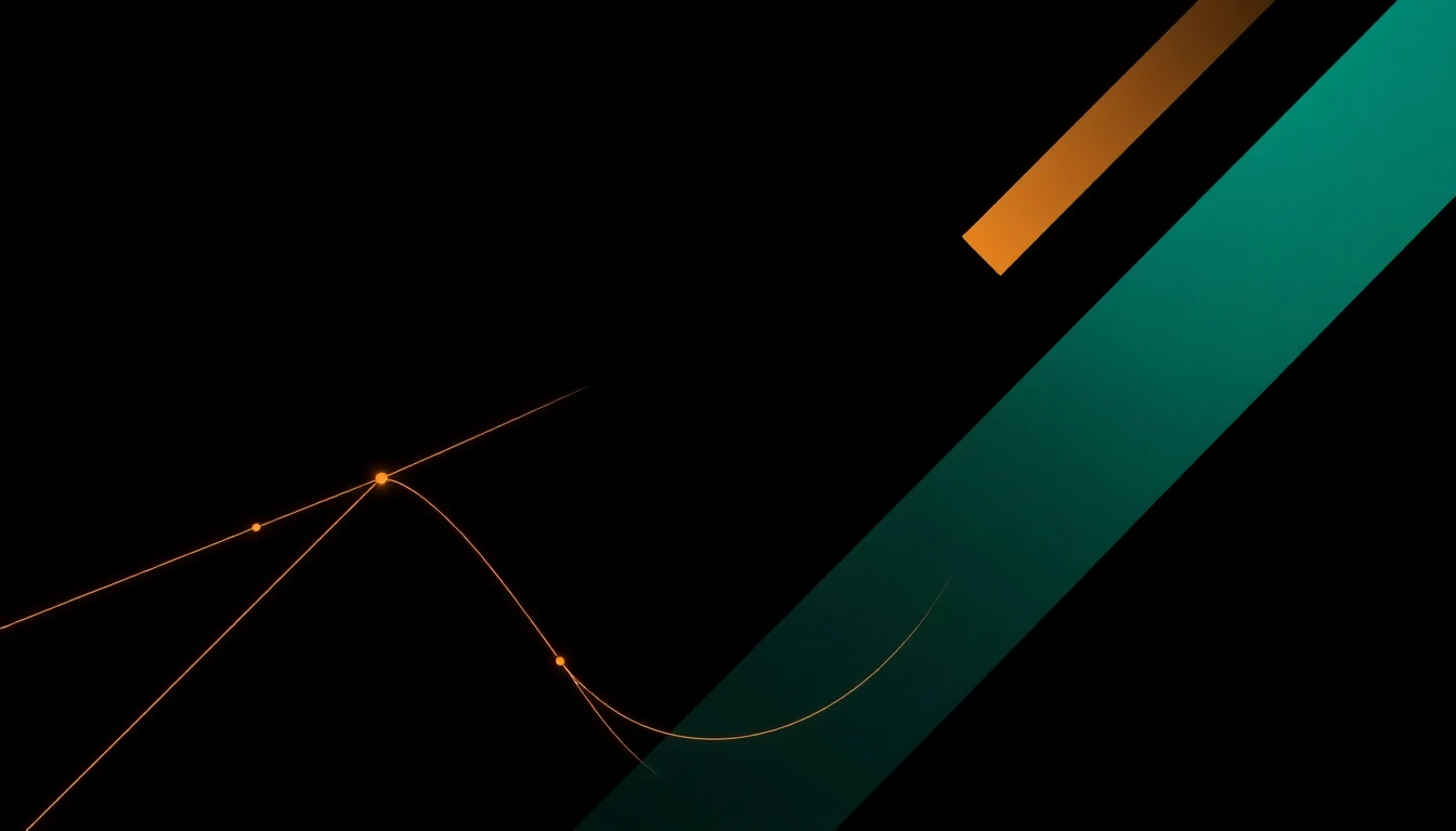 Abstract illustration in black, mint and orange, evoking Agents models fine-tuning, evals, and the gap between hype and value.