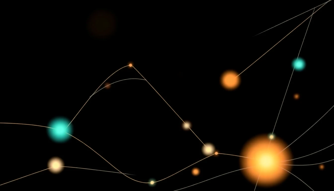 Abstract illustration in black, mint and orange, evoking How energy costs and agent tech are reshaping Nordic AI go-to-market.