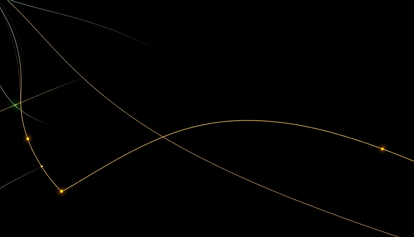 Abstract illustration in black, mint and orange, evoking How defense spending, retail capital, and cross-border deals are reshaping Nordi.