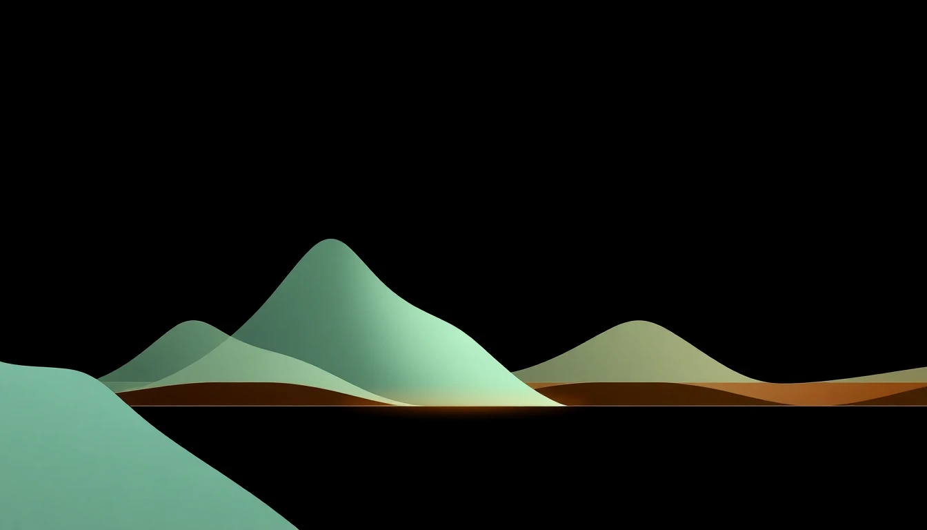 Abstract illustration in black, mint and orange, evoking How the next wave of Nordic startups can carve space between Mistral and Anthrop.